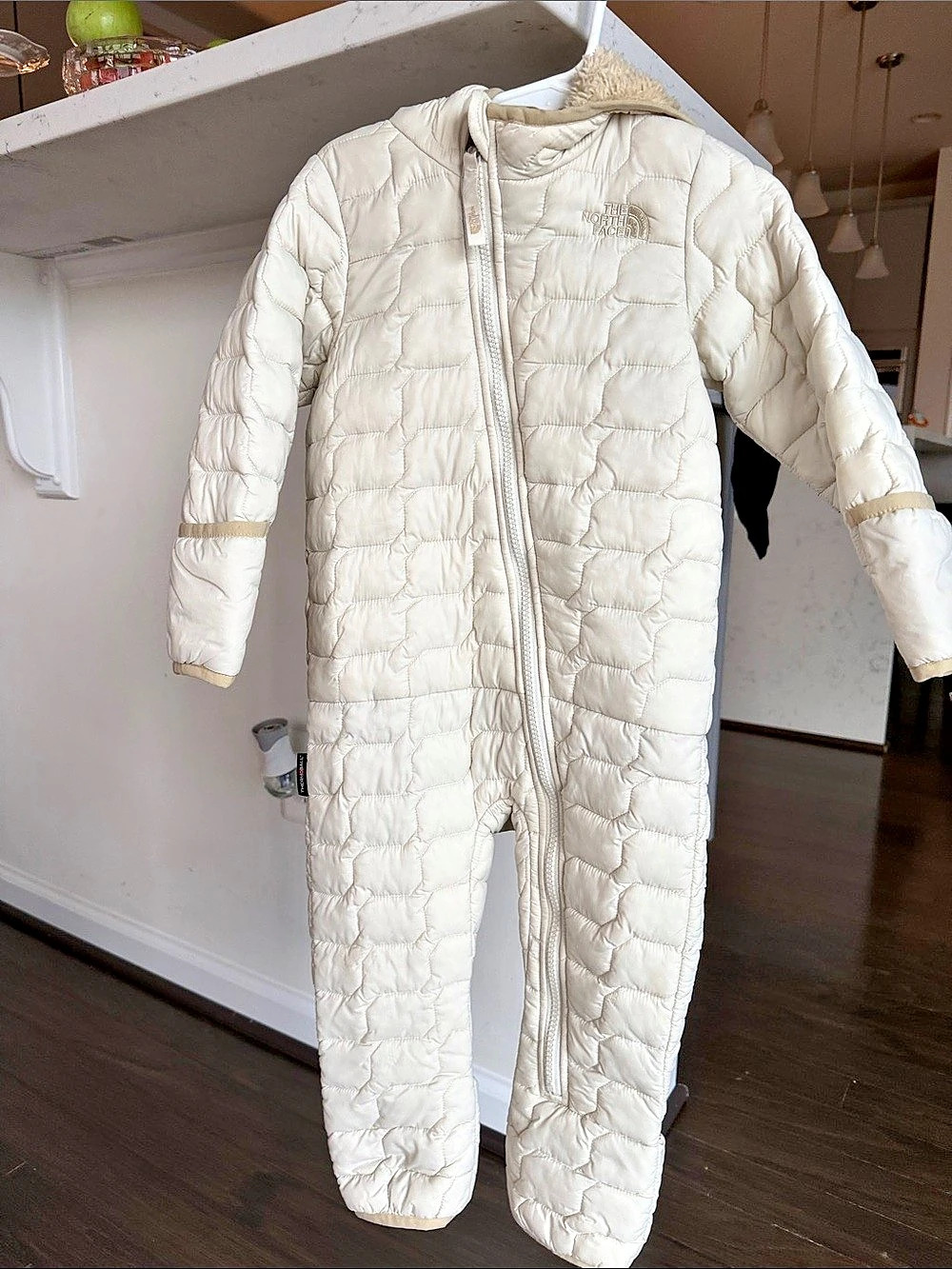 The North Face Infant ThermoBall Eco Bunting White